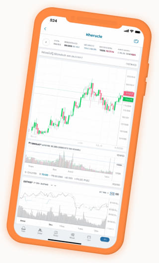 tableau de bord de portefeuille en direct de l'application de trading crypto Renard Placoire